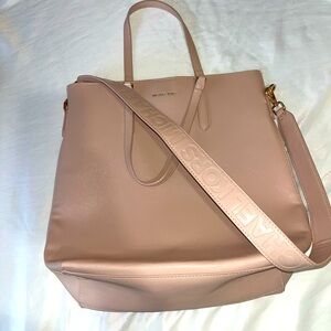 Light pink Michael kors tote purse